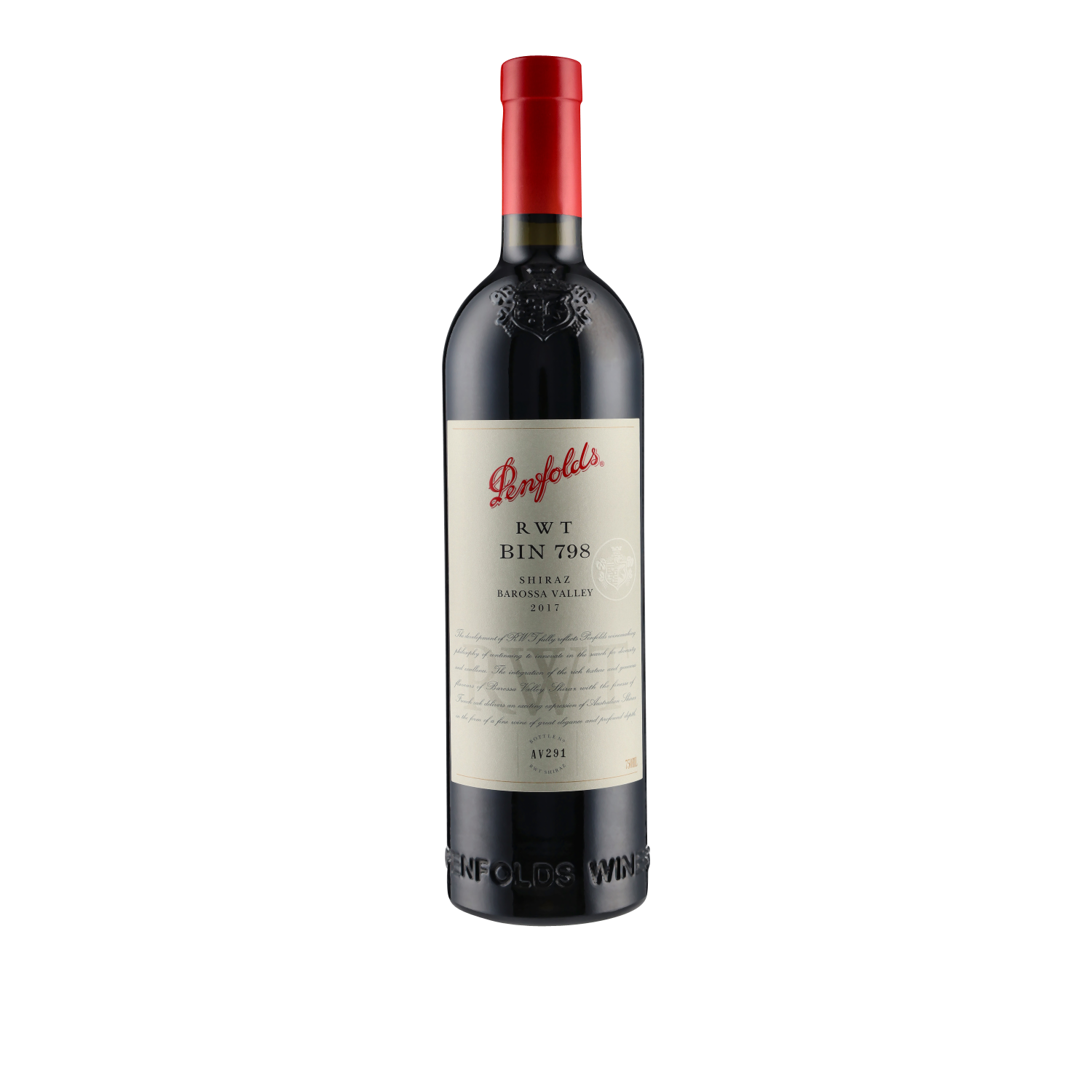 RWT BIN 798 Shiraz Barossa Valley Penfolds