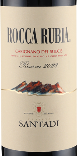 Carignano del Sulcis DOC Riserva Rocca Rubia 2022 Santadi