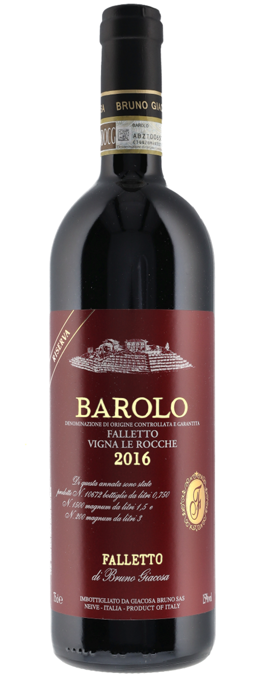 Barolo Vigna Le Rocche Riserva DOCG Etichetta Rossa Bruno Giacosa