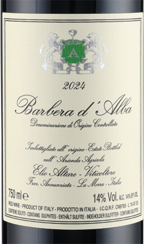 Barbera d'Alba DOC 2024 Altare