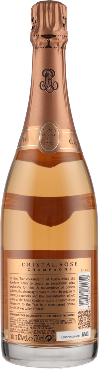 Champagne Roederer Cristal Brut Rosé 2013