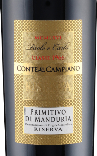 Primitivo di Manduria Riserva 2021 Conte di Campiano