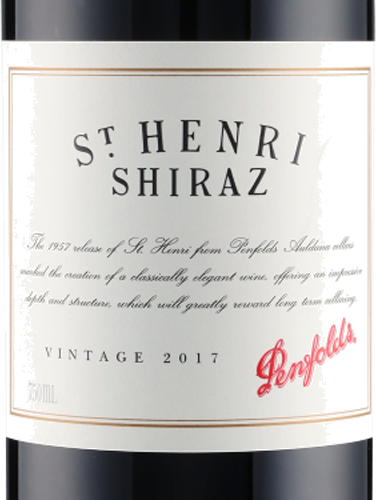 St. Henri Shiraz 2017 Penfolds
