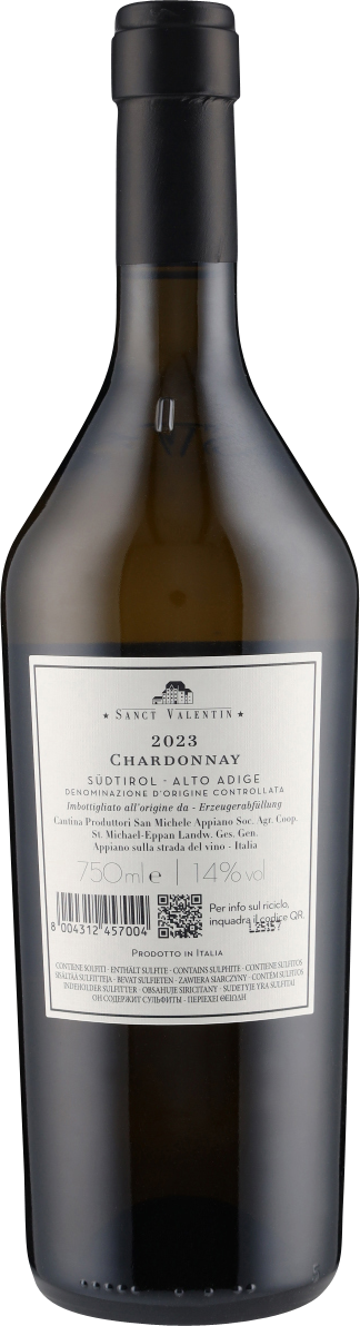 Chardonnay Alto Adige DOC Sanct Valentin 2023 Eppan
