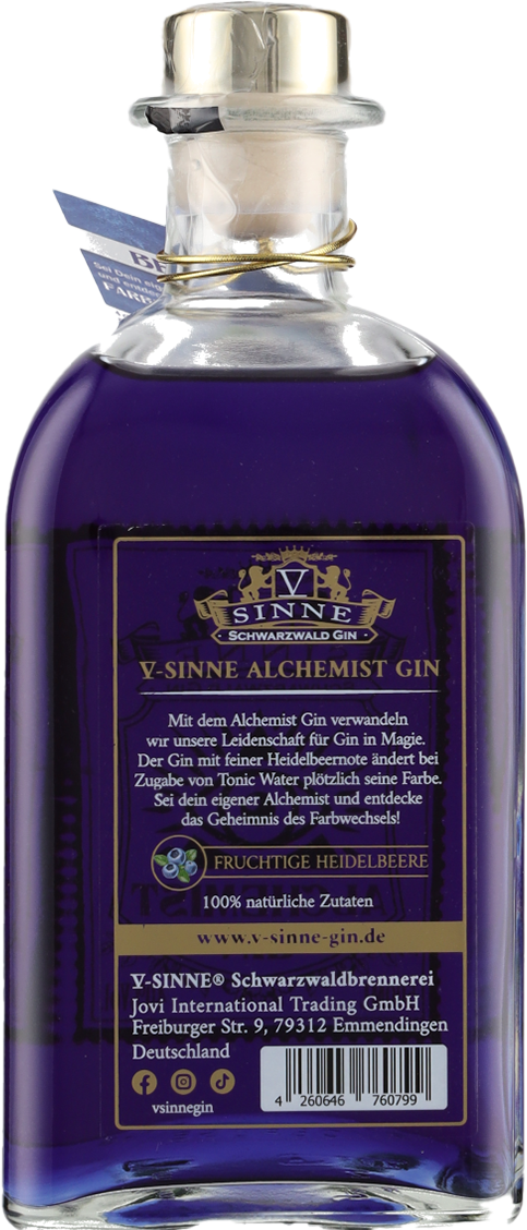 Alchemist Gin V Sinne Farbwechsel blau zu grün 500ml
