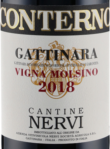 Gattinara DOCG Vigna Molsino 2018 Nervi Conterno