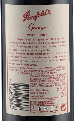 Grange BIN 95 2017 Penfolds GEPA