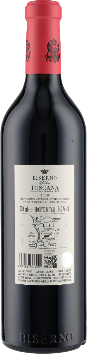 Biserno Bibbona Rosso di Toskana IGT 2020 Antinori