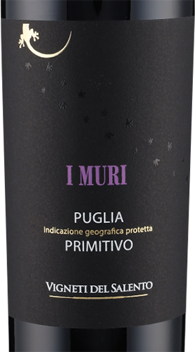 Primitivo Puglia I Muri IGP 2025 Vigneti del Salento