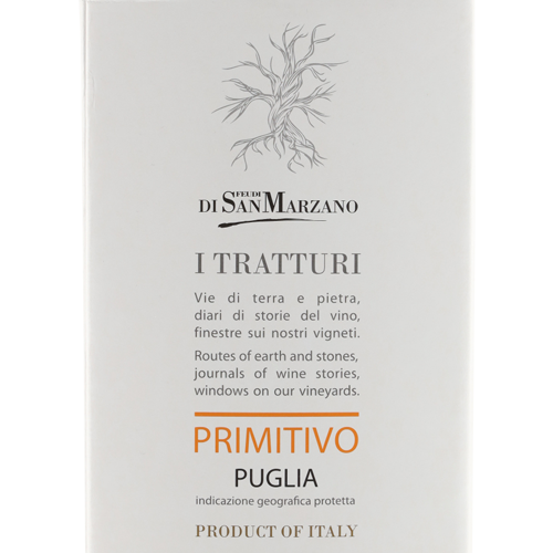 BIB Primitivo Puglia I Tratturi 5 Liter San Marzano
