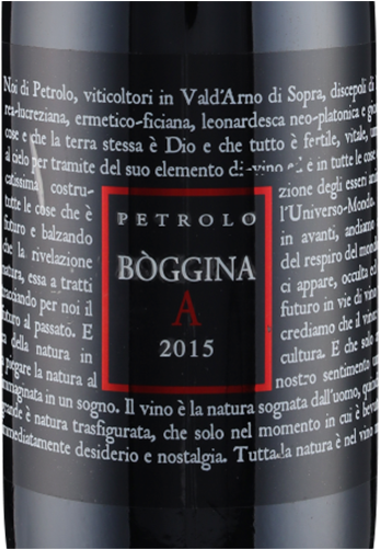 Boggina A Val d Arno di Sopra Sangiovese DOC 2015