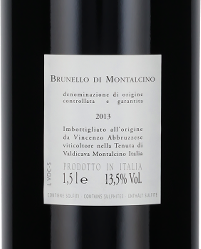 Brunello di Montalcino DOCG 2013 1.5 L Valdicava