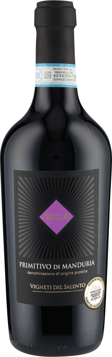 Primitivo di Manduria Zolla DOP 2024 Vigneti del Salento