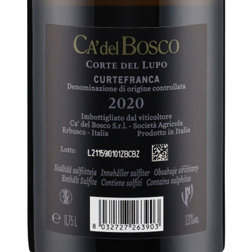 Corte del Lupo Curtefranca Bianco DOC 2020 Ca del Bosco