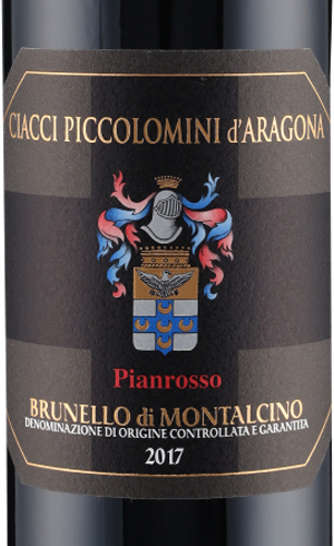 Brunello di Montalcino DOCG Vigna di Pianrosso 2017 Ciacci