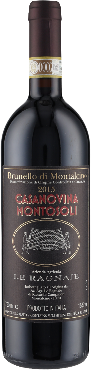 Brunello di Montalcino Casanovina Montosoli DOCG2015 Ragnaie