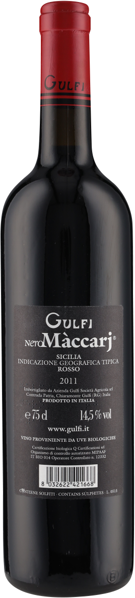 Nero Maccarj Sicilia IGT Rosso 2011 Gulfi