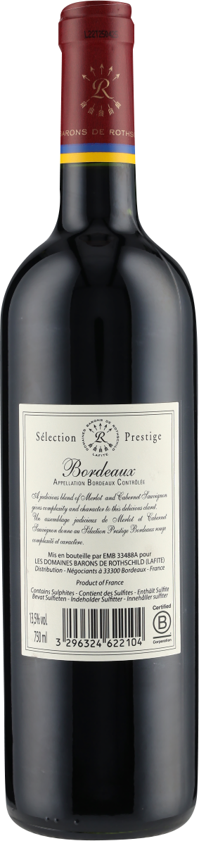 Rothschild (Lafite) Selection Prestige Bordeaux AOC 2022