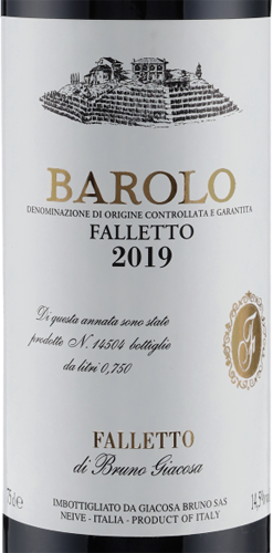 Barolo DOCG Falletto 2019 Giacosa