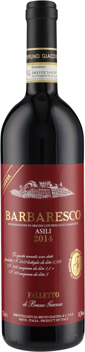 Barbaresco DOC Asili Ris. Etichetta Rossa Giacosa