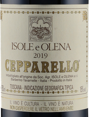 Cepparello IGT 2019 Isole e Olena