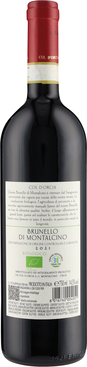 Brunello di Montalcino DOCG 2021 Col D´Orcia