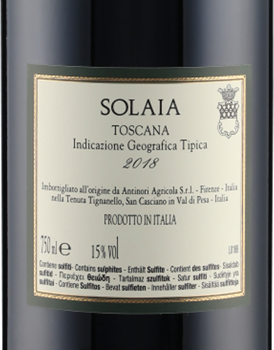 Solaia Toscana IGT 2012 Antinori