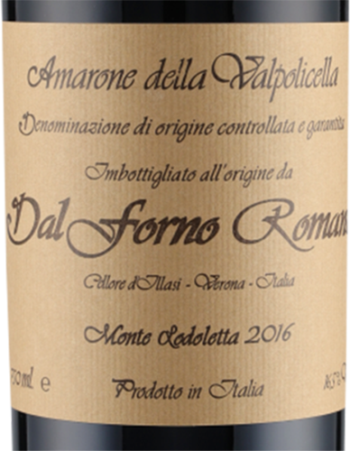 Amarone della Valpolicella Monte Lodoletta DOCG 2016 Dal Forno Romano