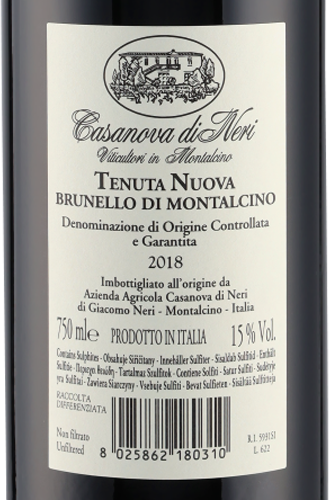 Brunello di Montalcino DOCG Tenuta Nuova 3 L 2016 Casanova
