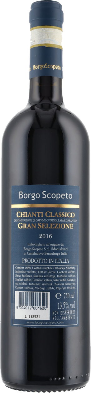 Chianti Classico Gran Selezione DOCG 2016 Borgo Scopeto