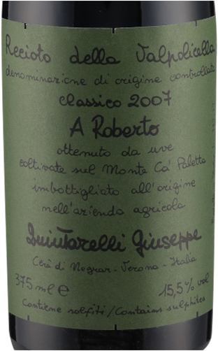 Recioto Valpolicella Classico DOC 2007 0.375 L Quintarelli