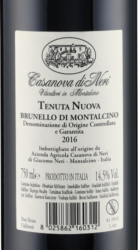 Brunello di Montalcino DOCG Tenuta Nuova 2016 Casanova