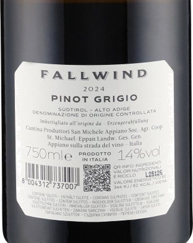 Pinot Grigio DOC Fallwind 2024 St. Michael-Eppan