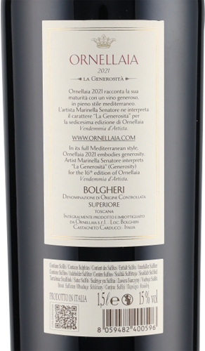Ornellaia Bolgheri Rosso Superiore DOC 2021 1,5 L