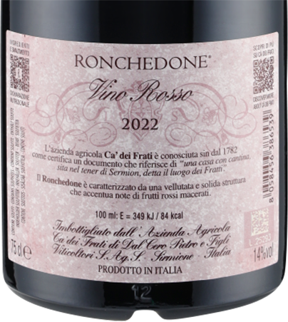 Ronchedone 2022 Ca dei Frati
