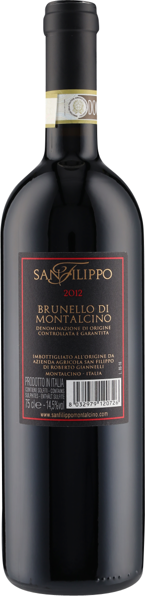 Brunello di Montalcino DOCG 2012 San Filippo