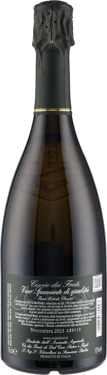 Vino Spumante Brut Metodo Classico Ca dei Frati