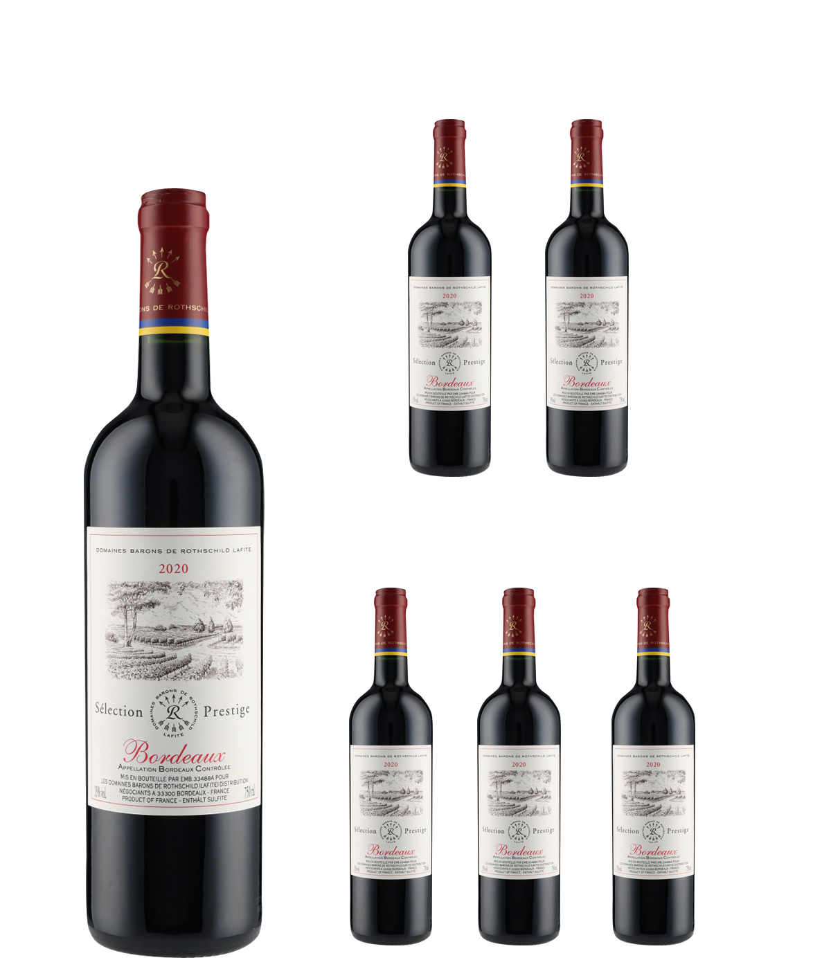 Rothschild (Lafite)Prestige Bordeaux AOC 2020 (6 x 0.75 l)