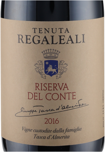 Regaleali Riserva del Conte Contea di Sclafani DOC 2016 Tasca d’Almerita