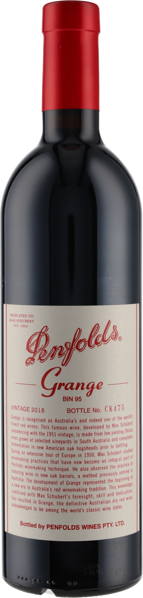 Grange BIN 95 2018 GEPA Penfolds