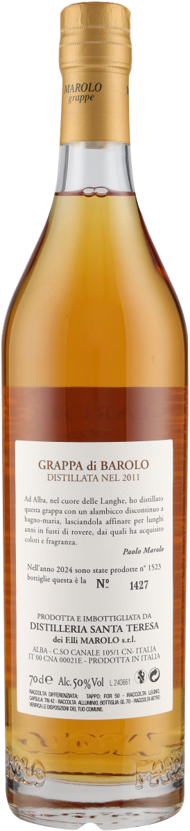 Grappa Barolo 12 Anni 50° Marolo 700ml