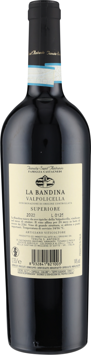 Valpolicella Superiore La Bandina DOC 2022 Sant Antonio