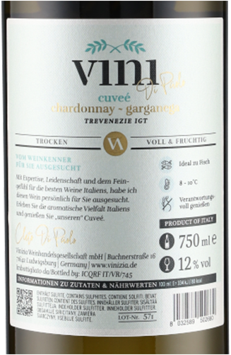 Garganega - Chardonnay IGT Vini di Paolo