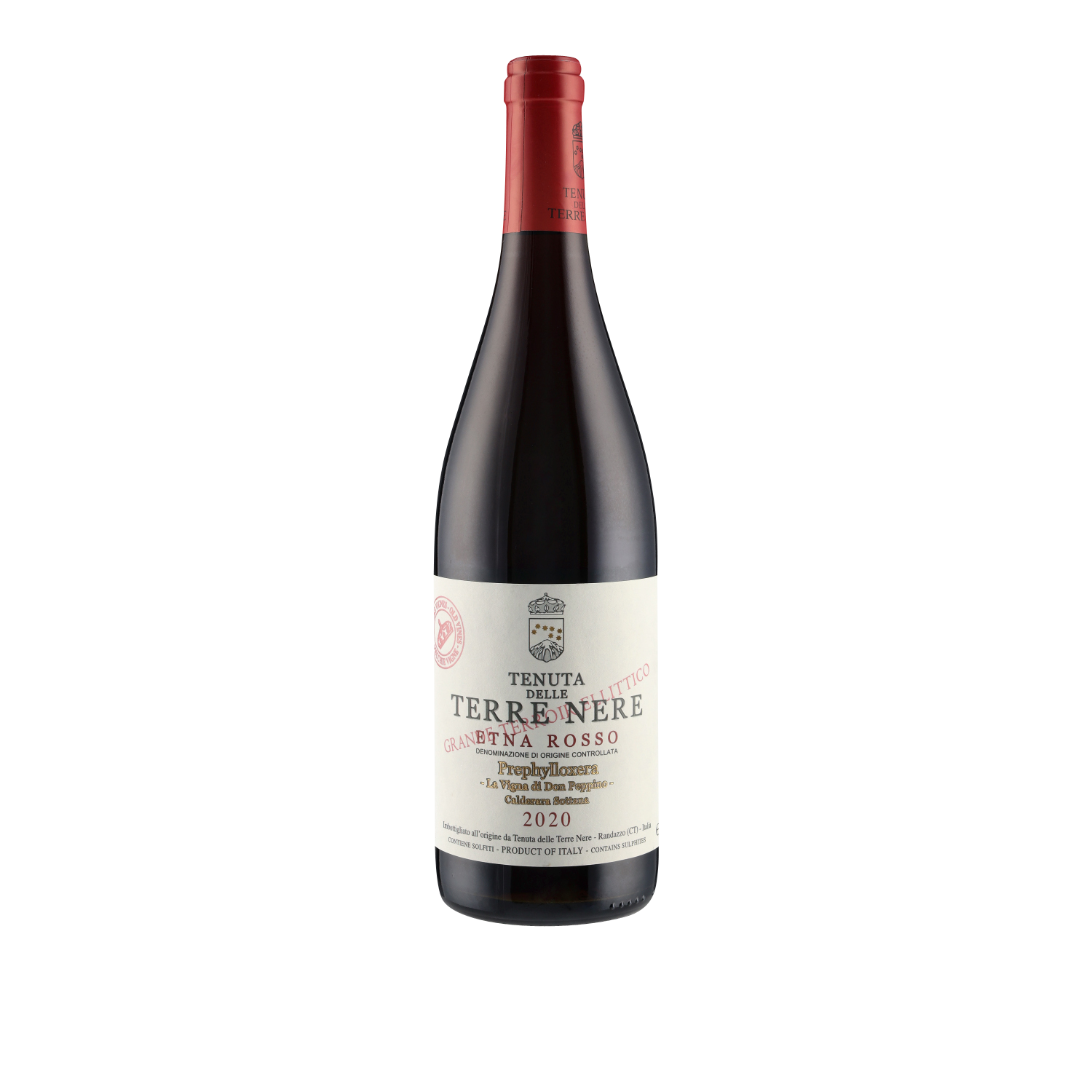 Etna Rosso DOC Prephylloxera Don Peppino 2020 Terre Nere
