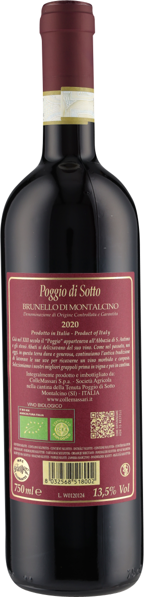 Brunello di Montalcino DOCG 2020 Poggio di Sotto