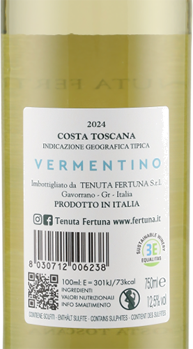 Vermentino Maremma Toscana DOC 2024 Fertuna