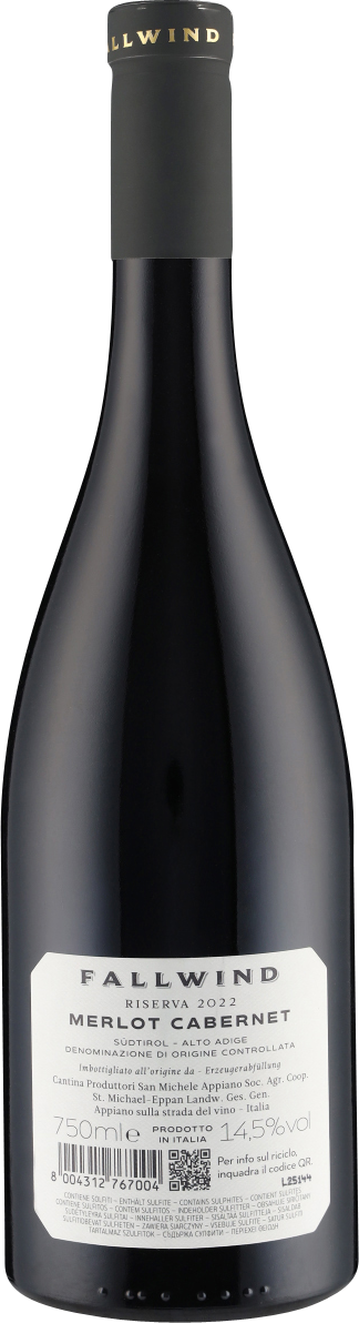 Merlot Cabernet Riserva Fallwind DOC 2022 St. Michael Eppan
