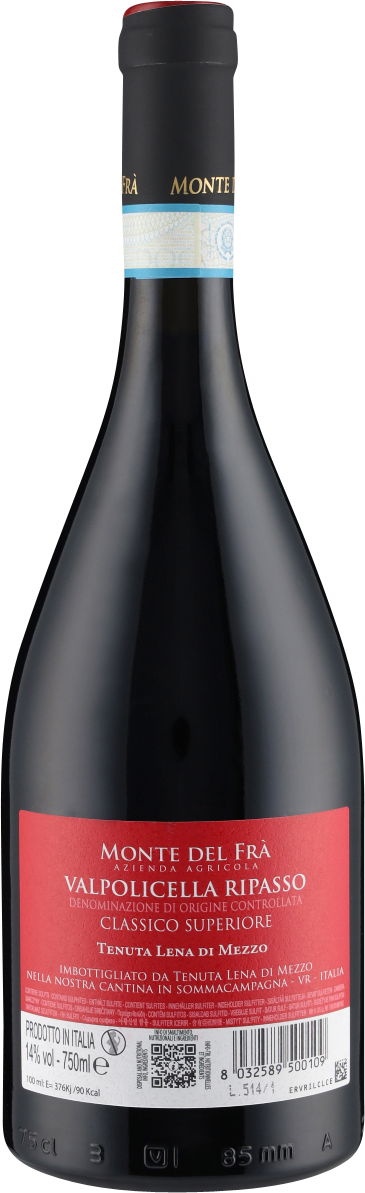 Valpolicella Classico Superiore DOC Ripasso 2022 Monte del Fra