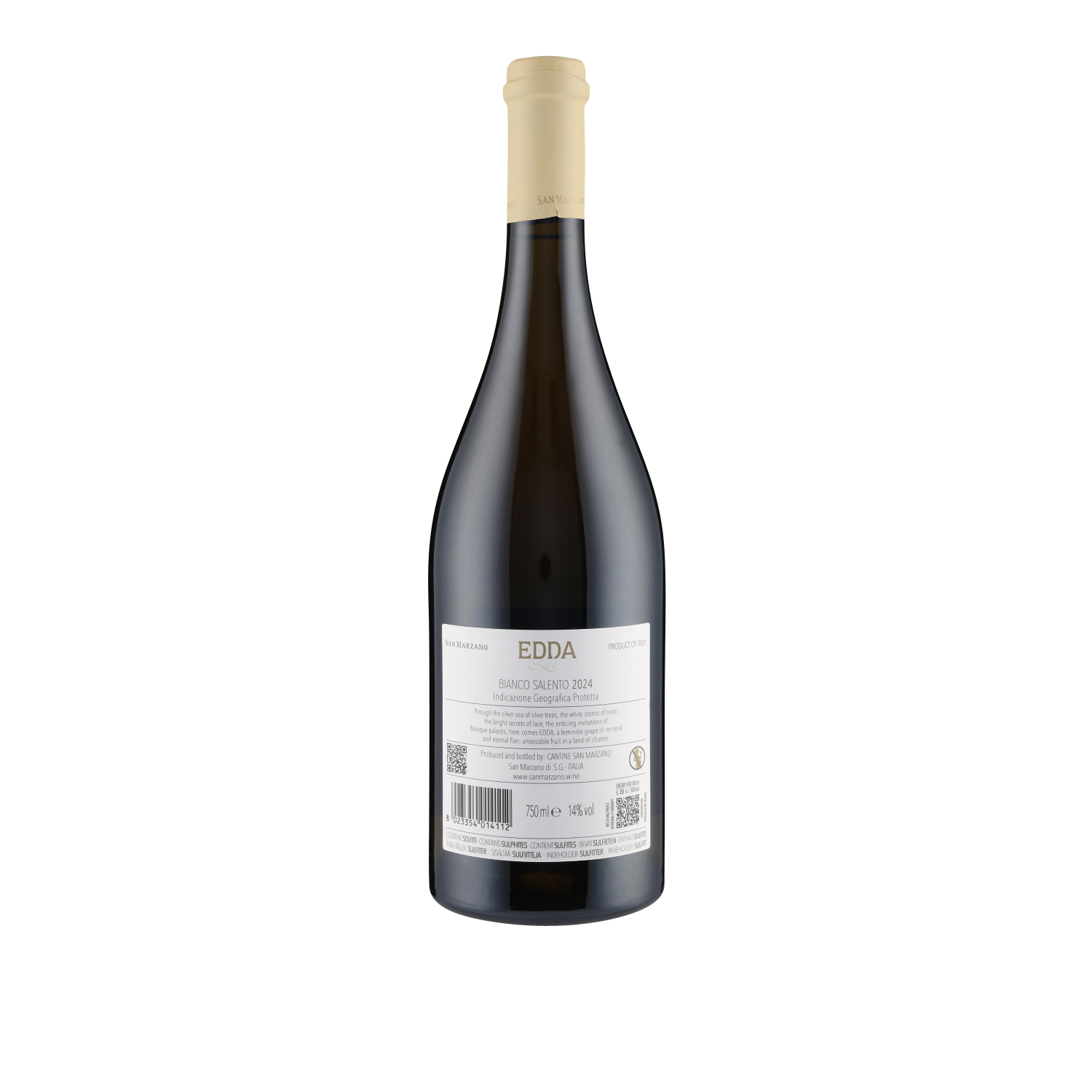 Edda Lei Bianco Salento IGP 2024 Feudi di San Marzano