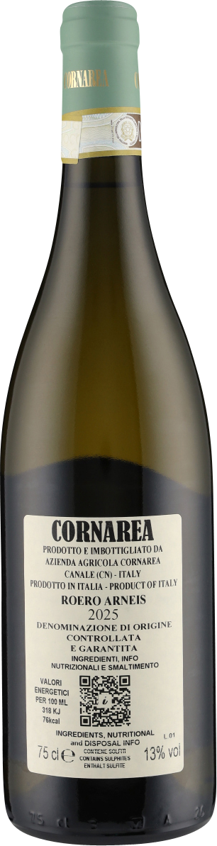 Roero Arneis DOCG 2025 Cornarea